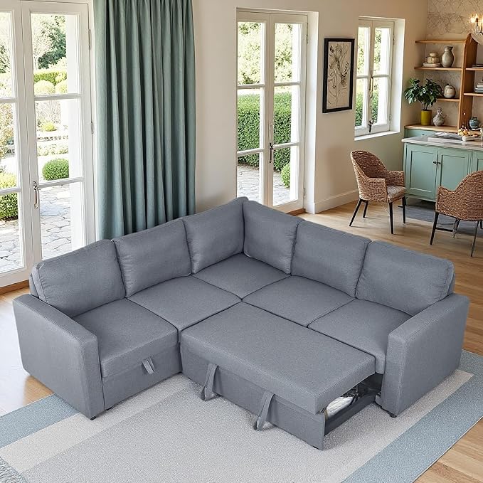 Sleeper Sofa Bed, Modular Sectional Couch by FONTOI