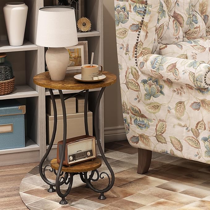 X-cosrack End Table, Round Side Table - Image 6