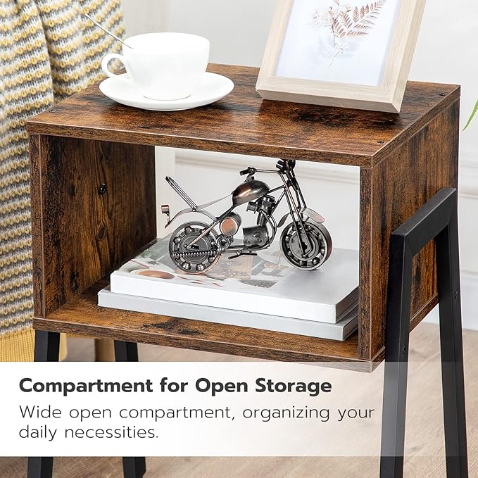 HOOBRO Nightstands Set of 2, Stackable End Table, Side Table, Bedside Tables - Image 6