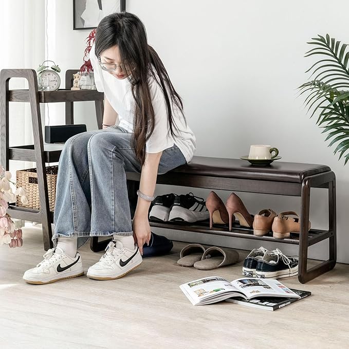 Shoe Bench, Entryway Bench - Image 7