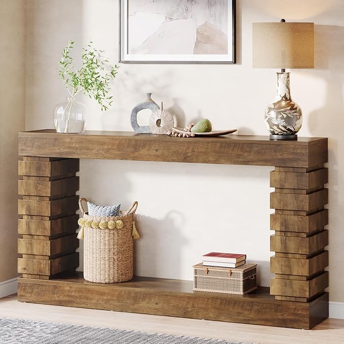 Tribesigns 70.8-Inch Long Console Table, Wood Entryway Table by Tribesigns