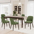 COLAMY Upholstered Dining Chairs Set of 6, Modern Kitchen Chairs by COLAMYINC