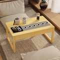 Japanese Floor Coffee Table, Bamboo Low Table, Japanese Tea Table by Unknown