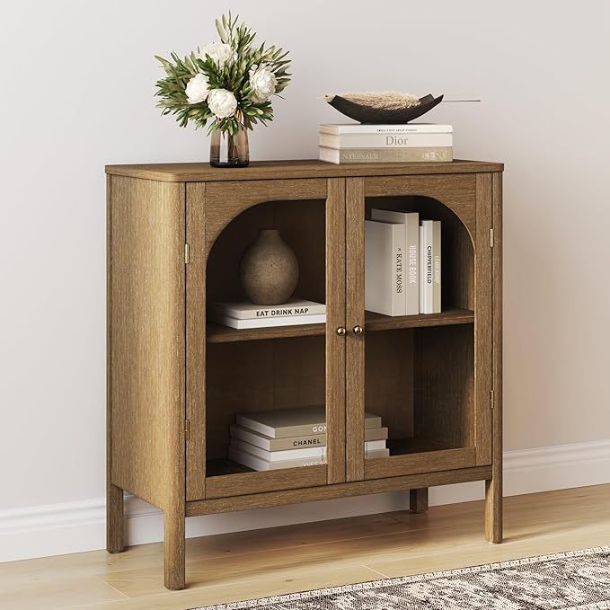 Nathan James Mason Storage Cabinet, Free Standing Accent Sideboard Buffet by NathanJames