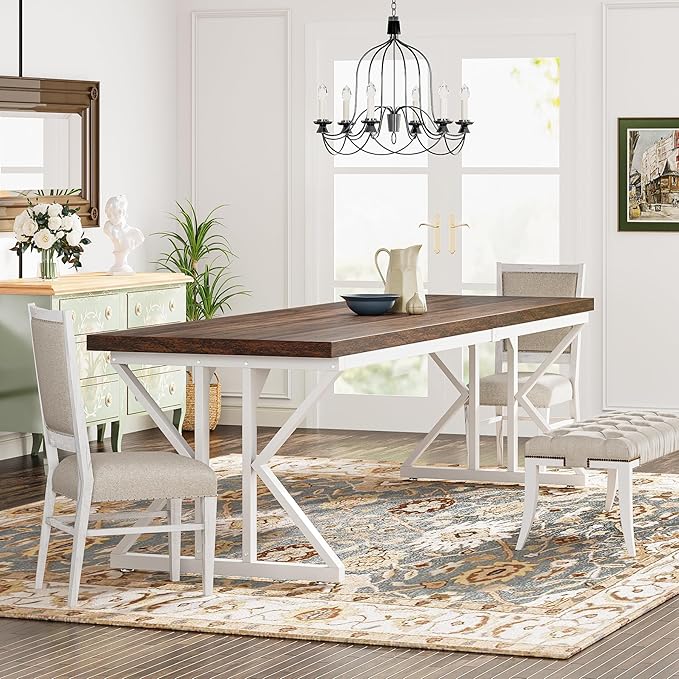 Tribesigns Farmhouse Dining Table - Image 4