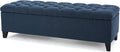 Christopher Knight Home Ottilie Fabric Storage Ottoman, Dark Blue, 17.75"D x by ChristopherKnightHome