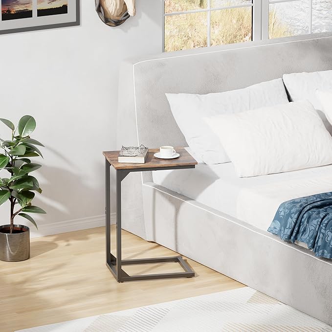 C-Shaped Side Table, C-Table for Sofa, Couch Table - Image 6