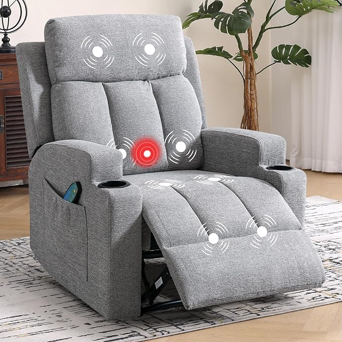 Phoenix Home Manual Recliner Chair Set of 2 - Image 2