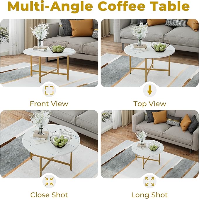 Coffee Table, 23.6" Coffee Tables - Image 7