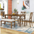 SogesPower 6-Piece Kitchen Dining Table Set by SogesPower