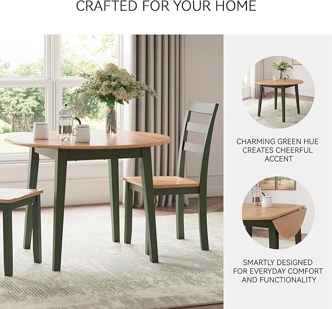 Signature Design by Ashley Gesthaven Modern Dining Drop Leaf Table - Image 5