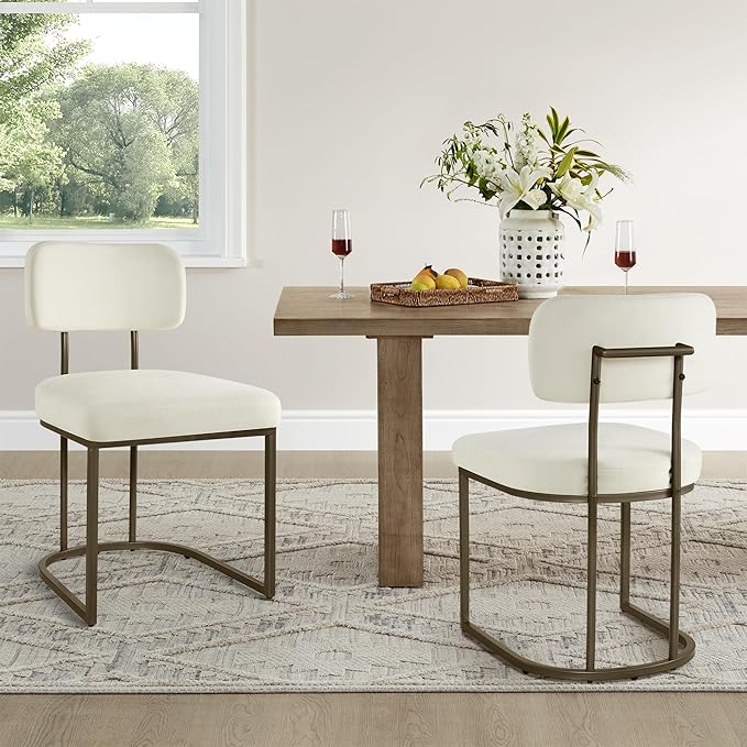 Dining Chairs Set of 6, Upholstered Modern Kitchen Chairs - Image 6
