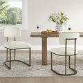 Dining Chairs Set of 2, Upholstered Modern Kitchen Chairs by Kislot