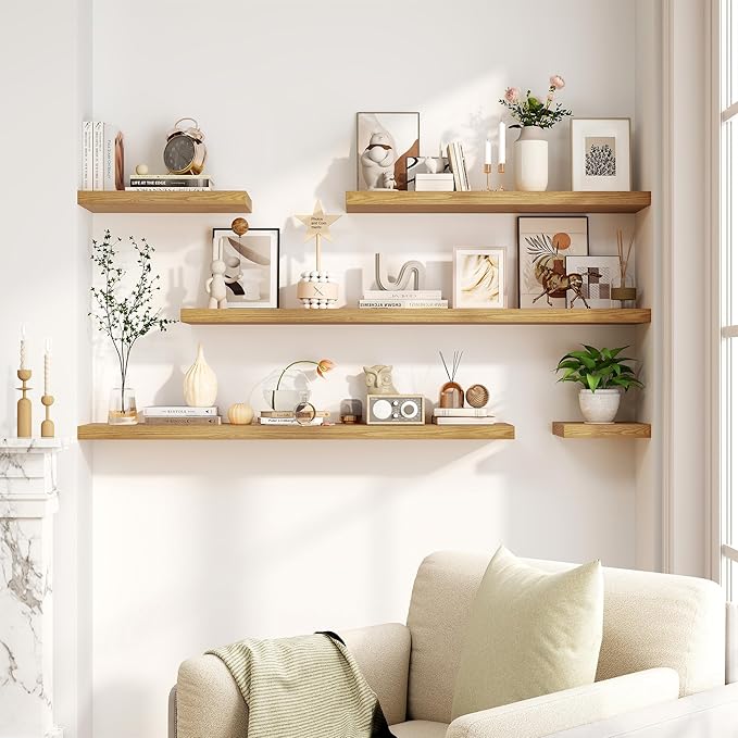 Fun Memories Floating Shelves, 8 Inch Deep Floating Shelves - Image 6