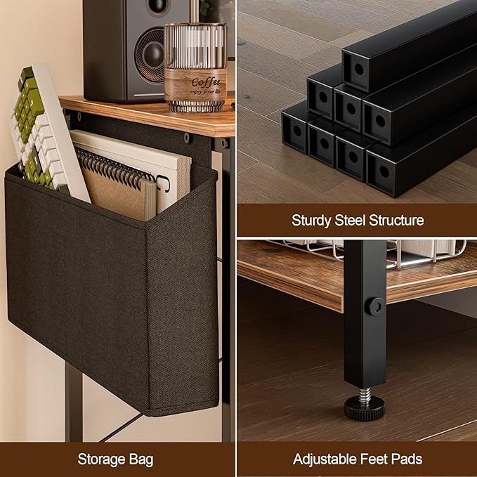 47 Inch L Shaped Computer Desk - Image 6