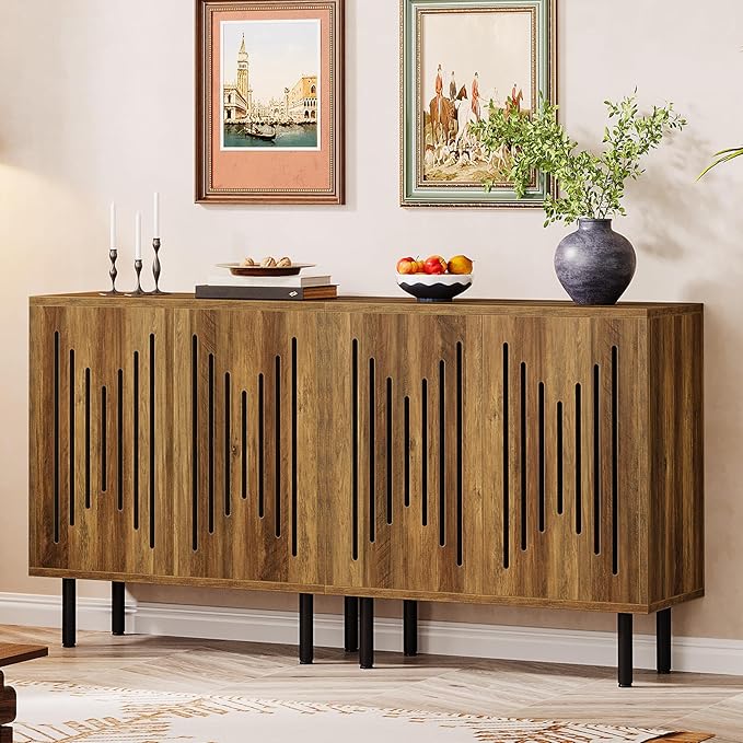 Tribesigns Set of 2 Sideboard Buffet - Image 3