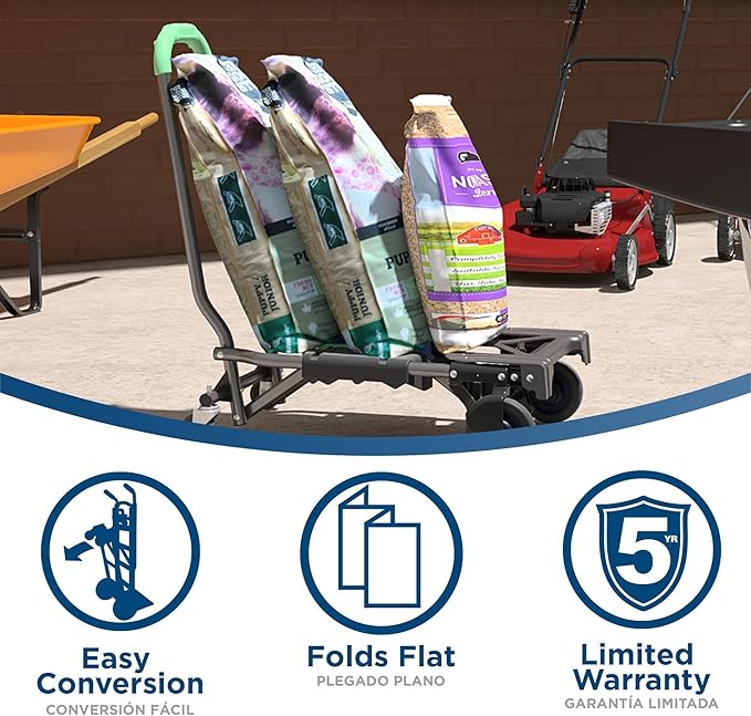 COSCO Shifter Multi-Position Folding Hand Truck and Cart, 300 lb. Weight - Image 5