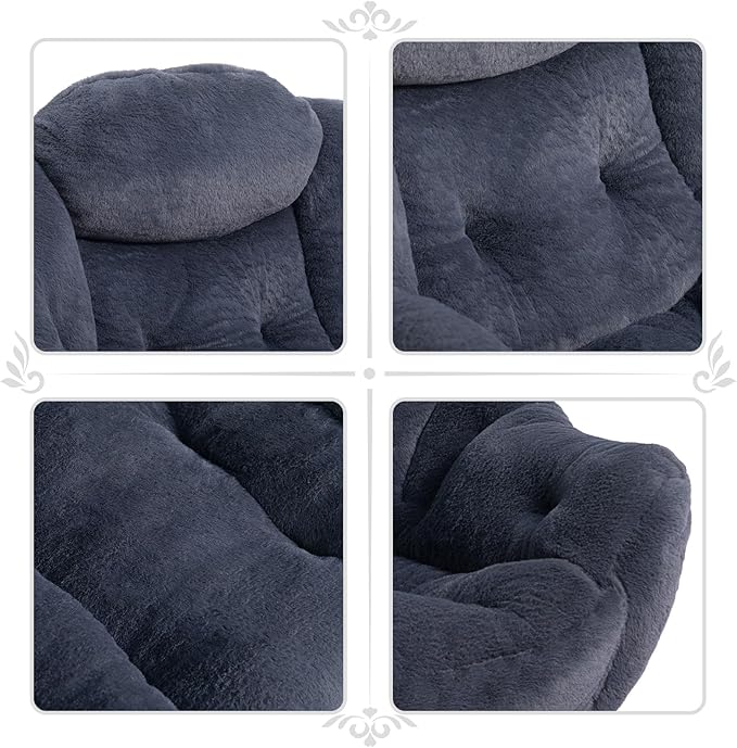 HollyHOME Fabric Lazy Chair - Image 5