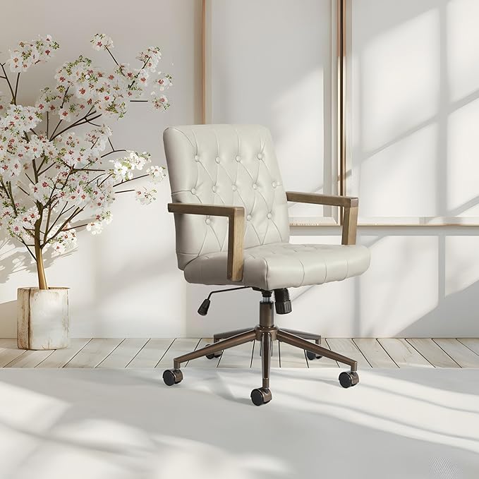 OSP Home Furnishings Waltham Adjustable Height and Tilt, Swivel Home Office - Image 2