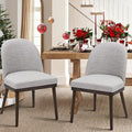 COLAMY Upholstered Dining Chairs Set of 2, Large Dining Room Kitchen Chairs by COLAMYINC