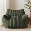Oversized Bean Bag Chair for Adults, Giant Comfy Plush Boneless Bean Bag Couch by LivingGiving