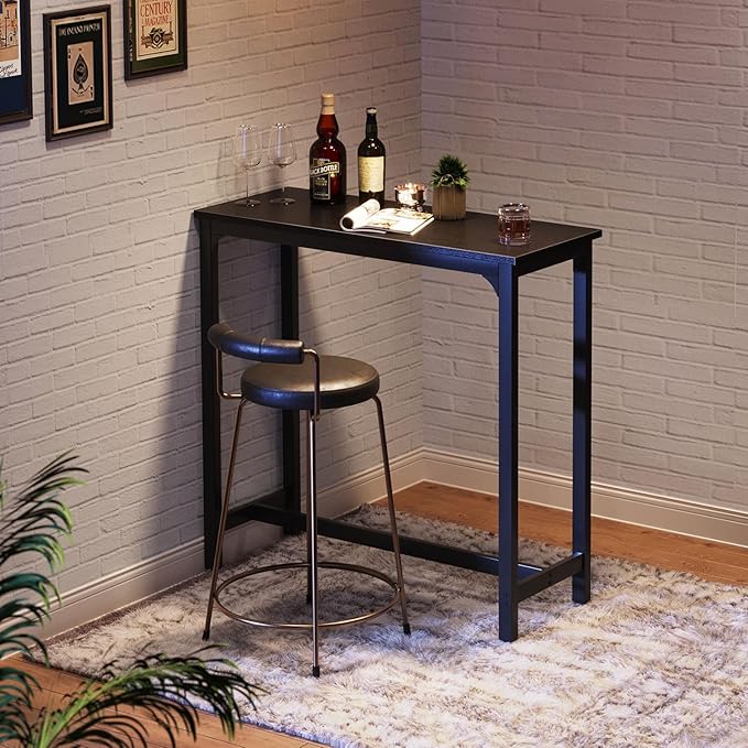 ODK 39 inch Bar Table, Bar Height Pub Table, Counter Height Bar Table, - Image 4