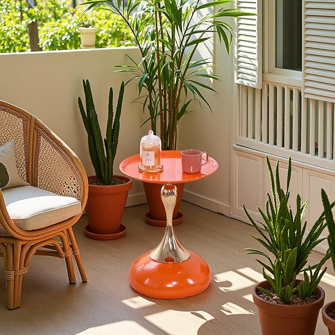 Stylish Hourglass Side Table - Image 5