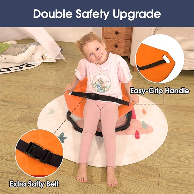 Sensory Spinning Chair for Autistic Kids, Upgraded Swivel Chair for Kids - Image 3