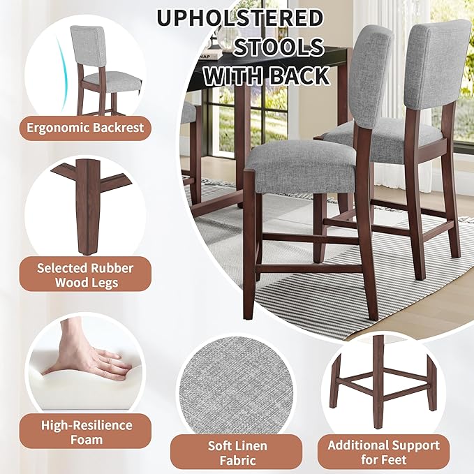 Ball & Cast 5-Piece Dining Table Set - Image 7