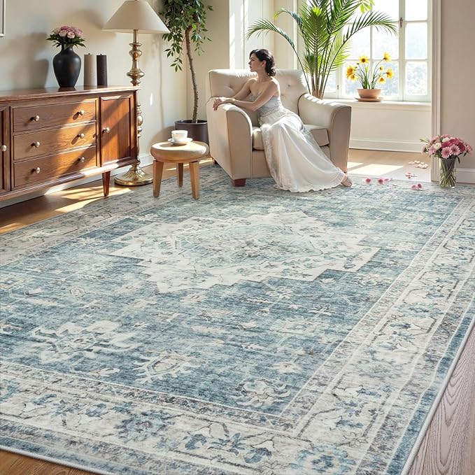 LIVEBOX Washable Area Rug 9x12 Rugs - Image 2