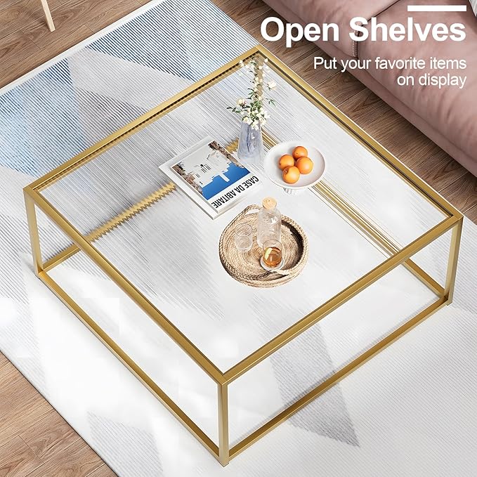 Glass Coffee Table Modern Center Table, Minimalist Coffee Table Sofa Side Tea - Image 8