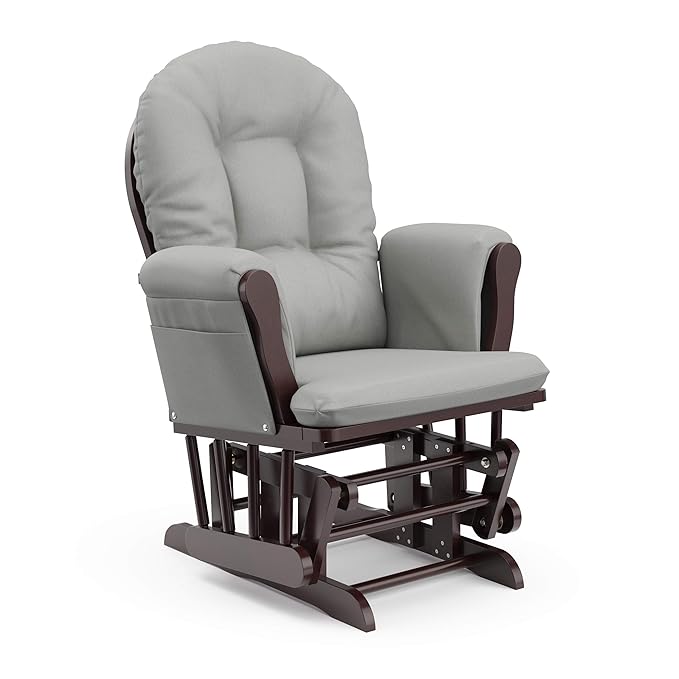 Storkcraft Premium Hoop Glider & Ottoman — GREENGUARD Gold Certified Nursery - Image 12