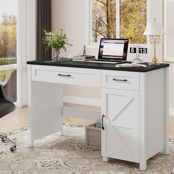 Farmhouse 47" Executive Desk, Computer Desk - Image 7