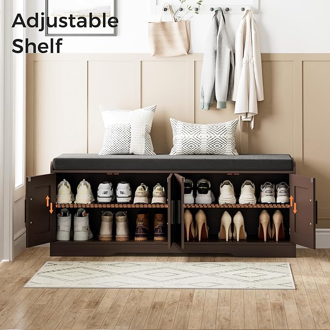 2-Tier Storage Bench, Shoe Bench - Image 6