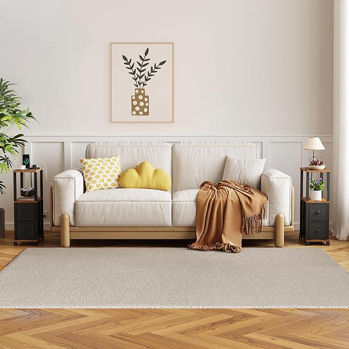 TUTOTAK Small Narrow End Tables, Side Tables - Image 6