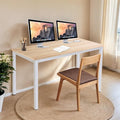 55 inch Large Computer Desk Wood, Modern Simple Style Desk by GLGLOBALLIFE--Abrandthatyoucantrust