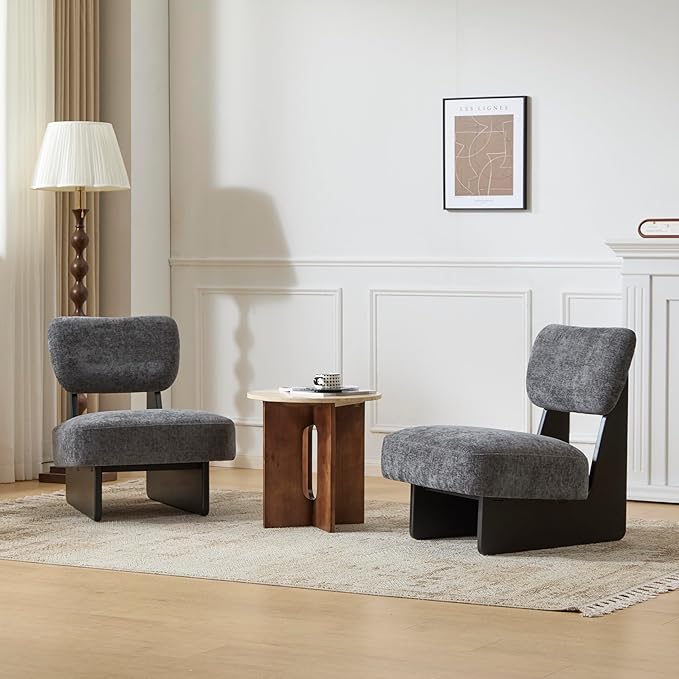 Christopher Knight Home Mores Low Profile Accent Chair Set of 2, Modern Living by ChristopherKnightHome