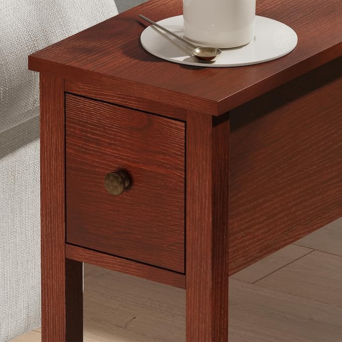 ChooChoo Narrow End Table, Small Side Table - Image 6