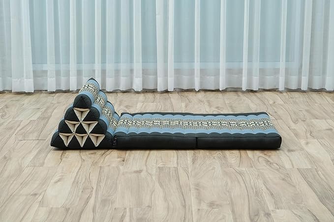 LEEWADEE 2-Fold Mat with Triangle Cushion – Comfortable TV Pillow, Foldable - Image 6