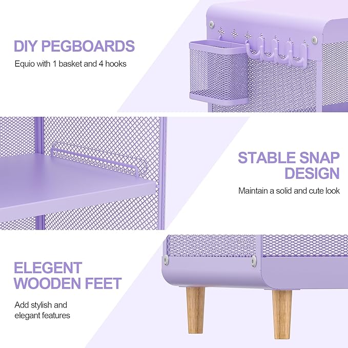 Kids Nightstand, Kids Bedside Table, Teen Girls Night Stand, Toddler Night Stand - Image 5