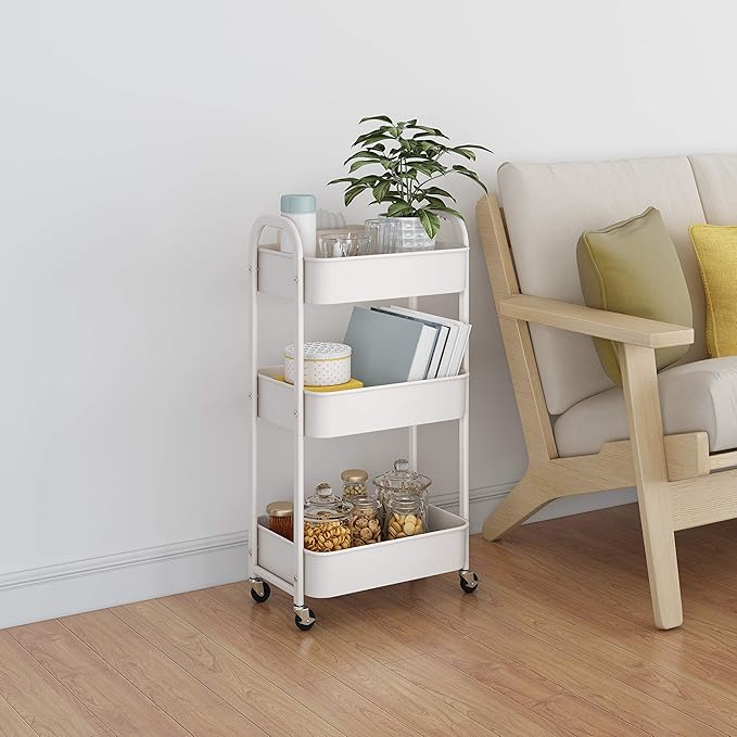 MAX Houser 3-Tier Rolling Utility Cart - Image 5