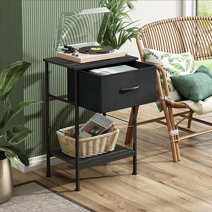 WLIVE Night Stand Set 2, Nightstand Set of 2 - Image 4