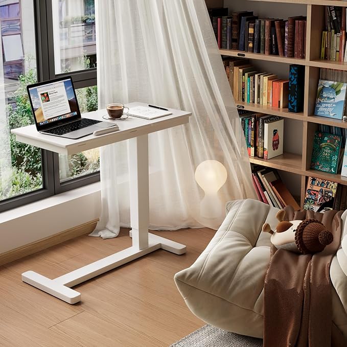 Solid Wood Overbed Bedside Table - Image 3