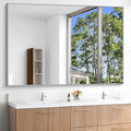 KOCUUY Large Silver Bathroom Mirror, 60x40 inch Rectangular Mirror by KOCUUY