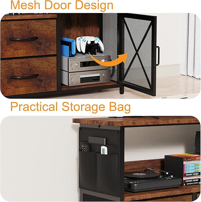 TV Stand Dresser for Living Room, LED TV Stand - Image 7