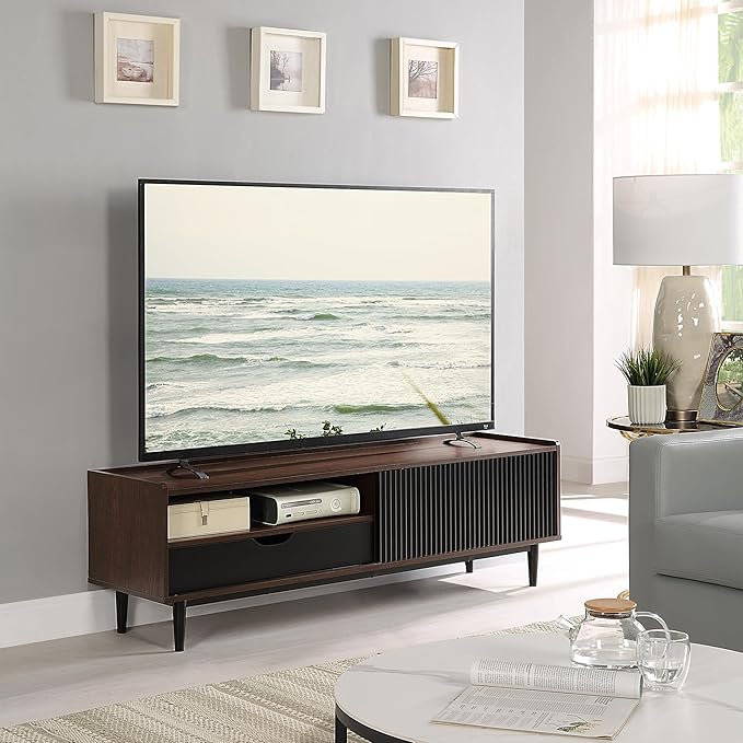 Manhattan Comfort Duane Modern Ribbed 55 Inch TV Stand - Image 3