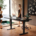 HUANUO 63 x 28 inch Electric Standing Desk Adjustable Height, 4 Memory Height by HUANUO