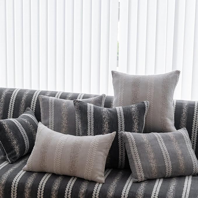 Pack of 1 Decorative Throw Pillow Covers 12x20 Inch, Pillow Cases - Image 7