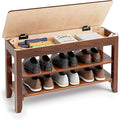 Shoe Storage Bench for Entryway by ENPKLUTE