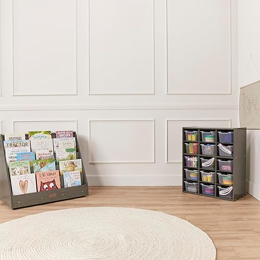 ECR4Kids Streamline 15 Cubby Tray Storage Cabinet, Classroom Furniture - Image 11